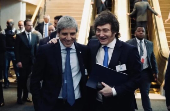 Milei elogió a Caputo tras el dato de inflación&nbsp;mayorista